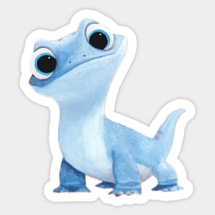 Bruni, the fire salamander Sticker